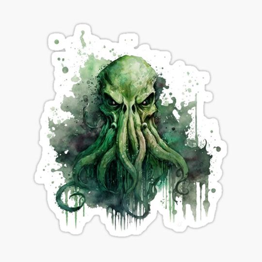 Discover Cthulhu watercolor madness