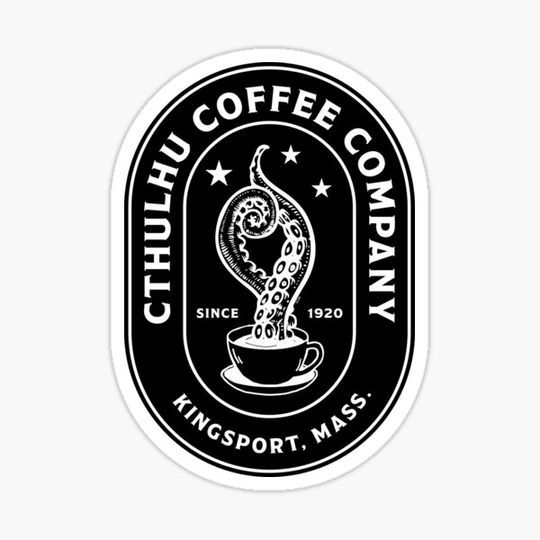Discover Cthulhu Coffee Company (white)