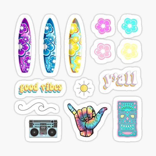 Discover Summer Fun Surf Pack - Mini Aesthetic Surfing Set Collection