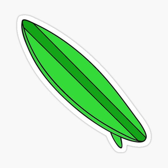 Discover Green Surfboard