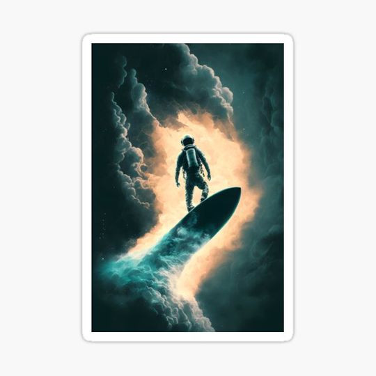 Discover Surfing Astronaut