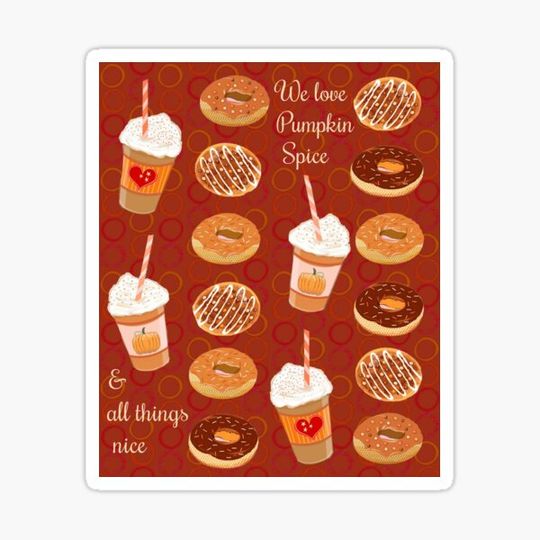 Discover Pumpkin spice latte and pumpkin spice doughnuts