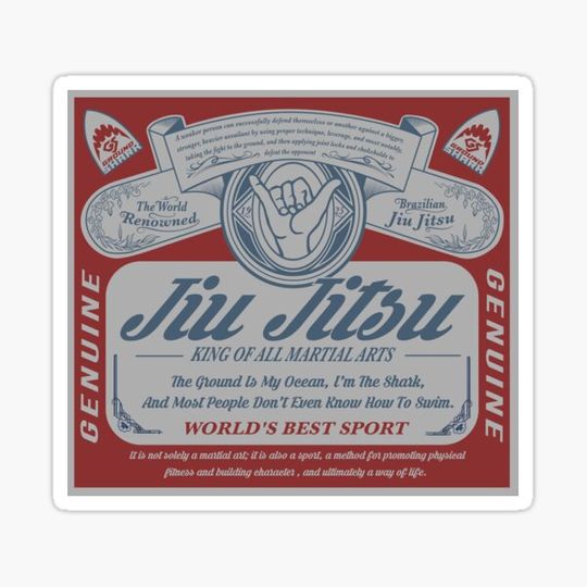 Discover Jiu Jitsu Red White and Blue