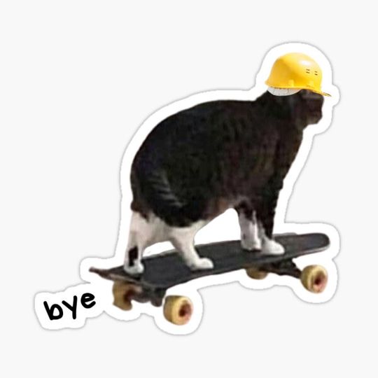 Discover Work catswithhardhats Sticker