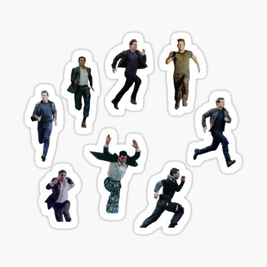 Discover Tom Cruise Run Stickers
