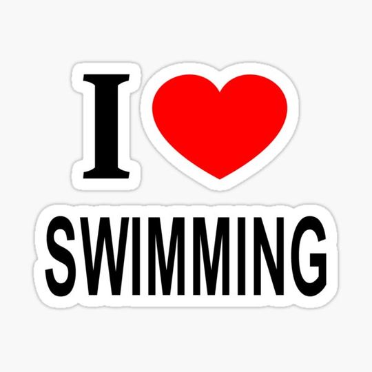Discover I Love Swimming T-Shirt