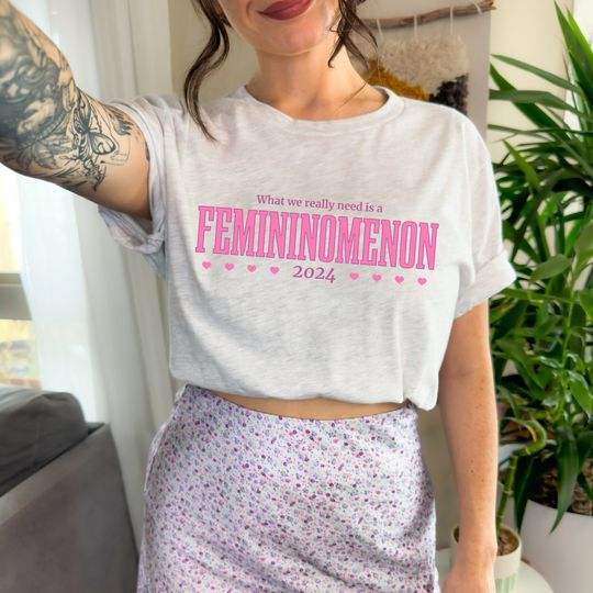 Discover Femininomenon 2024 Shirt, Madam President Shirt, Kamala Shirt, chappel roan
