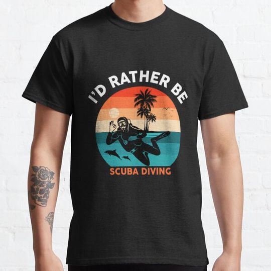 Discover Rather Be Scuba Diving Apparel
