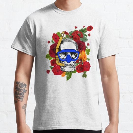 Discover Snorkelling with Colorful Rose for The Day Of Dead Skulls