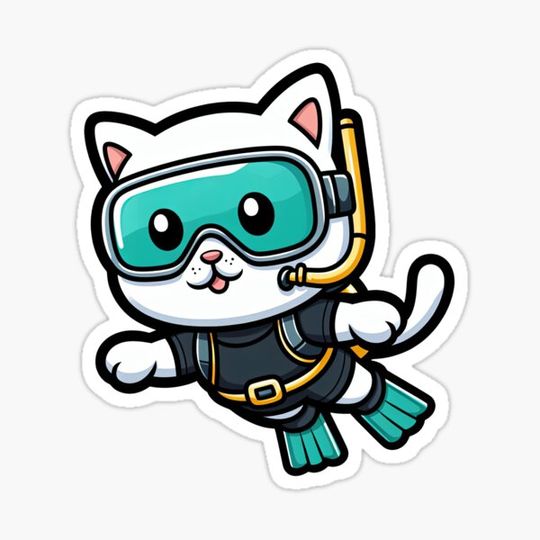 Discover White Cat Pet Scuba Diving