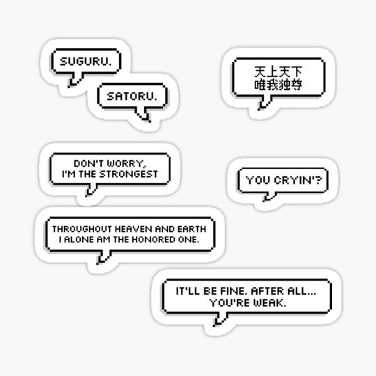 Discover Gojo Quote Pack