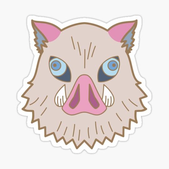 Discover Inosuke Hashibira / 嘴平 伊之助 / Hashibira Inosuke boar head