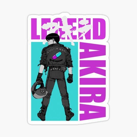 Discover Akira Anime Kaneda Cyberpunk Colors Design