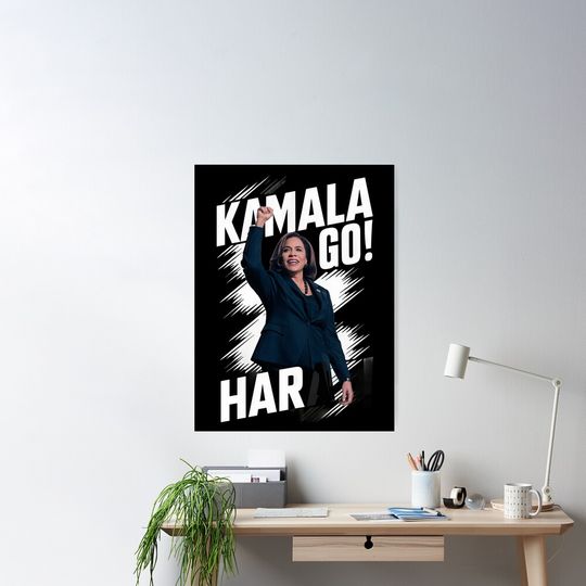 Discover Kamala Go! US presidential election Premium Matte Vertical Posters