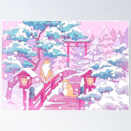 Discover The Japanese winter shrine and cute cats