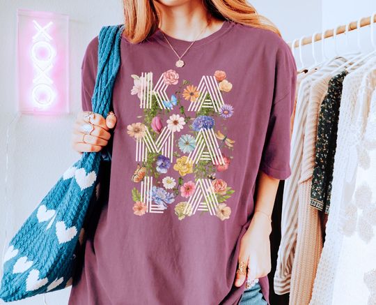 Discover Botanical Kamala  Shirt, Kamala Harris President 2024 Shirt, Wildflower Shirt, Democrat