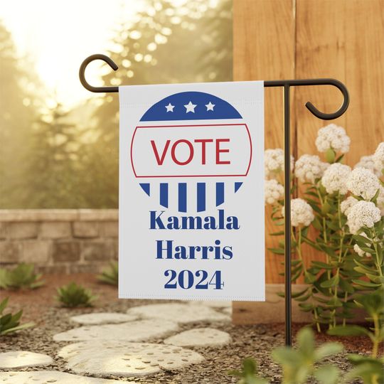 Discover Vote Kamala Harris 2024 Garden Flag, Gifts for Friends