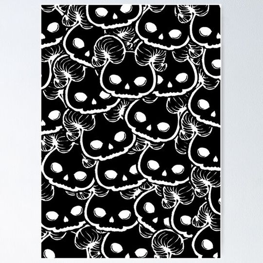 Discover Inverted / Black DemonSkull Pattern