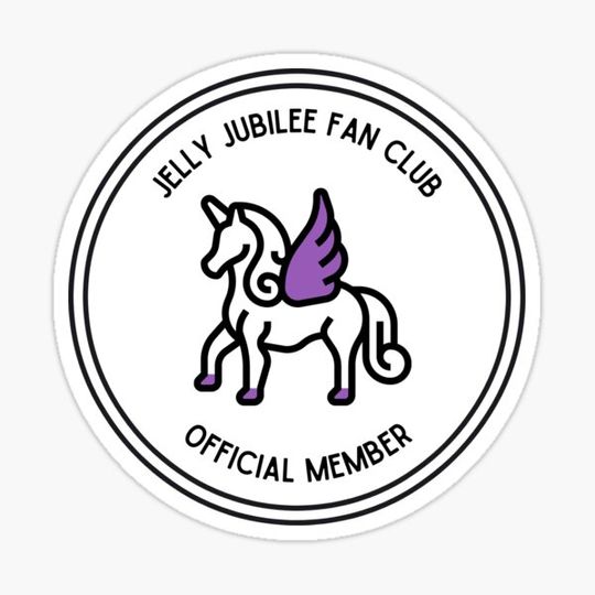 Discover Jelly Jubilee Fan Club- Crescent City- House of Earth and Blood Sticker