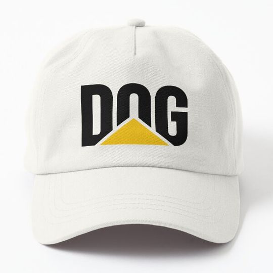 Discover DOG caterpillar logo (black text)