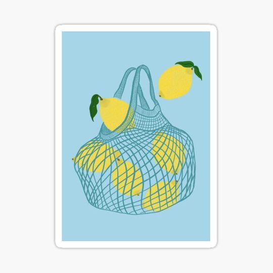 Discover Eco Bag with Lemons
