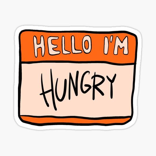 Discover hello I'm hungry (orange)