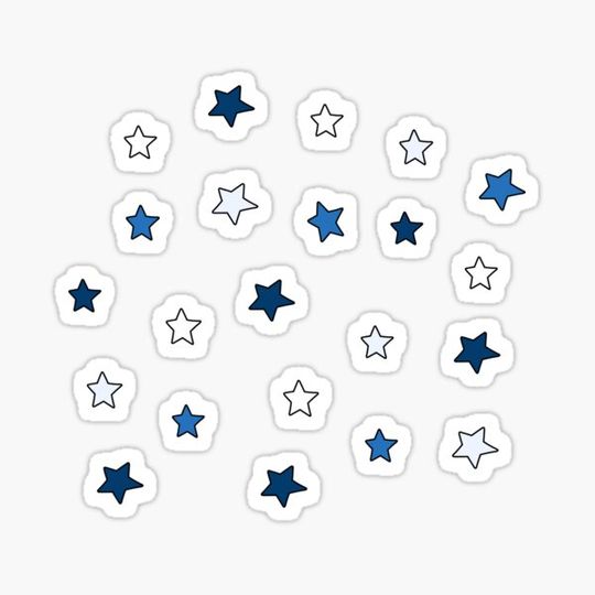 Discover Blue and White college mini star pack