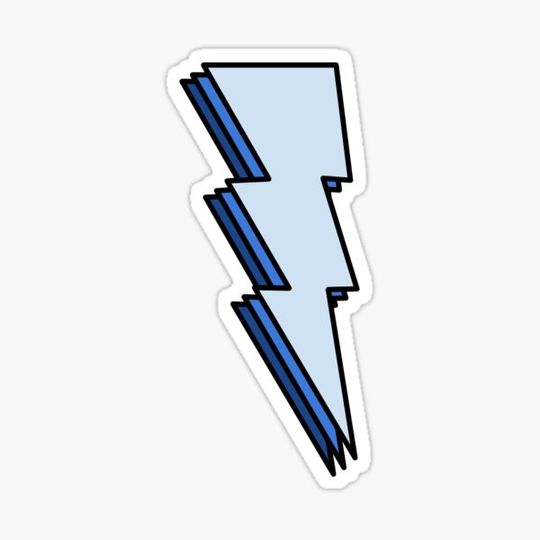 Discover Lightning Bolt- Blue