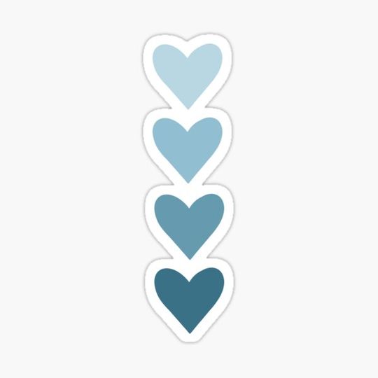 Discover Baby blue Heart