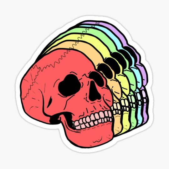 Discover Skull Rainbow