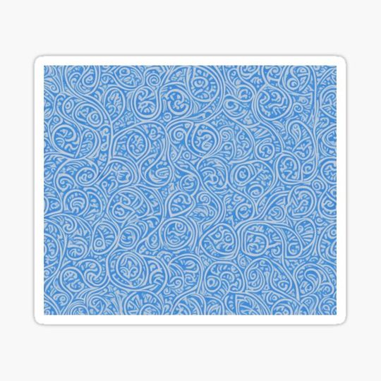 Discover Blue Greek Tile Seamless Pattern Spirals