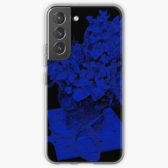 Discover Flower Head Blue Noir