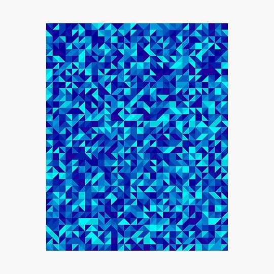 Discover “Azure Allure: Symphony of Shapes”