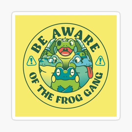 Discover Be Aware of The Frog Gang by Tobe Fonseca