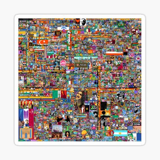 Discover "r/place" - [2022] - Reddit digital art