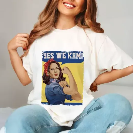 Discover Kamala Harris Yes We Kam Shirt, Kamala Harris For President 2024 Tshirt