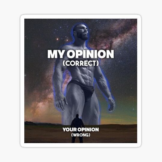 Discover My opinion > your "opinion"