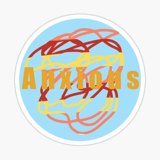 Discover Anxious Sticker