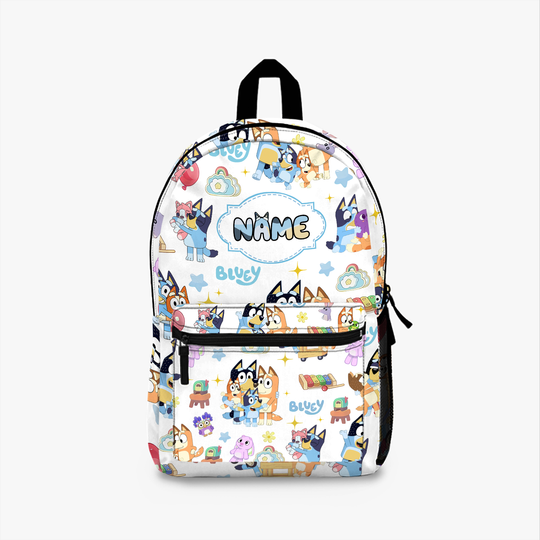 Discover Personalized BlueyDad School Backpack
