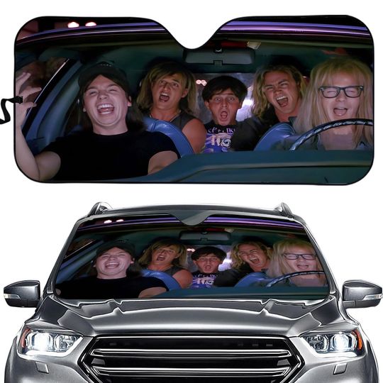 Discover Car Windshield Sunshade Wayne's World
