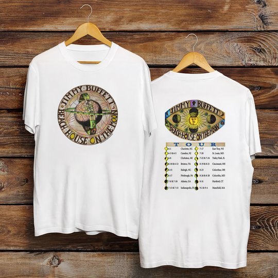 Discover New Jimmy Buffett Beach House on the Moon Concert Tour Shirt