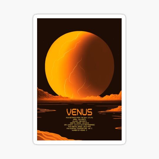 Discover VENUS - The Solar System (poster serie - 3/9)
