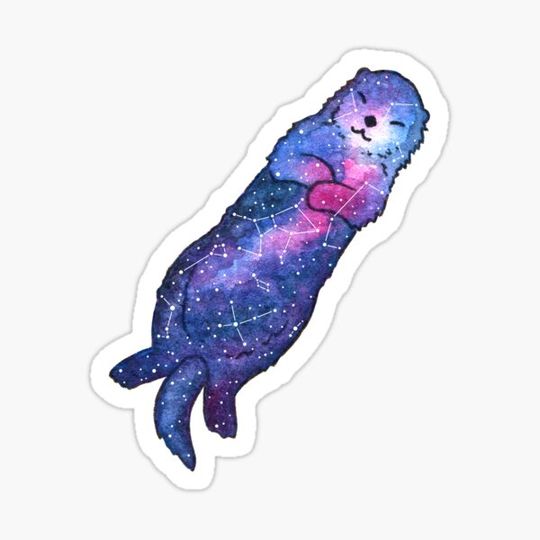 Discover Otter Space - Purple