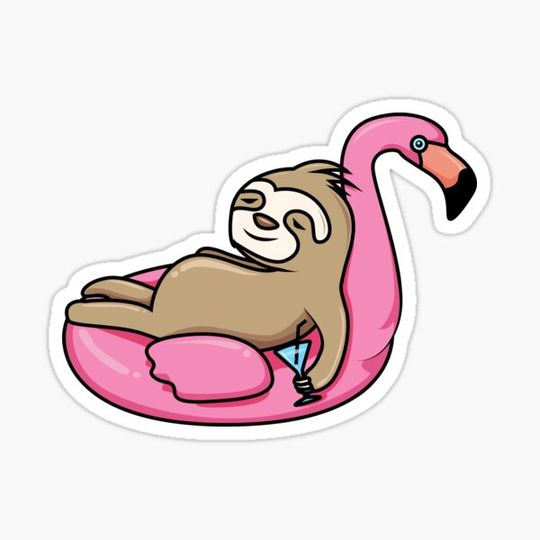 Discover flamingo bird and sloth