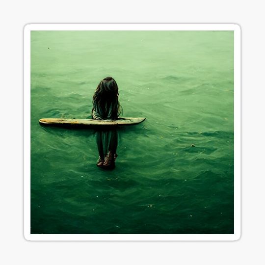 Discover Girl Floating