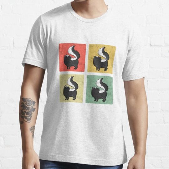 Discover Vintage Skunk Stink Badge T-Shirt