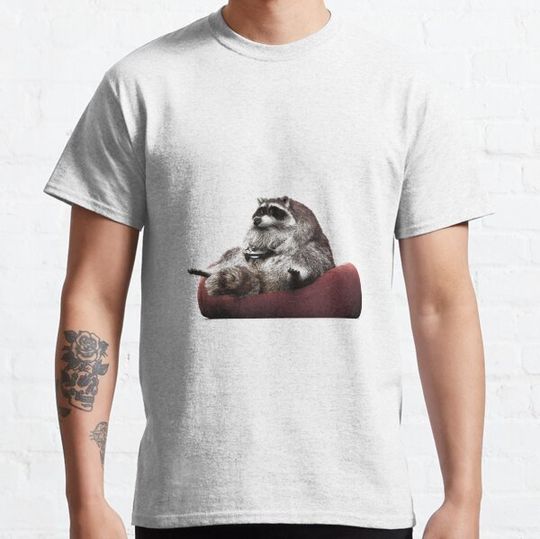 Discover funny racoon