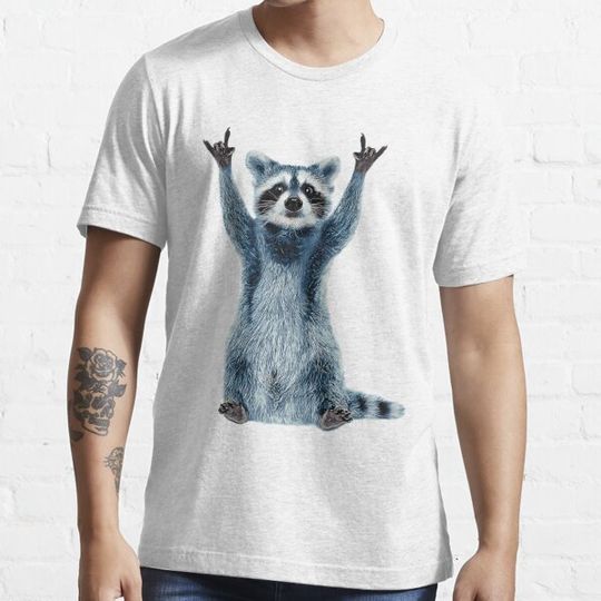 Discover Cute Nature Raccoon T-Shirt - Adorable Animal