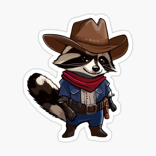 Discover Cowboy Raccoon