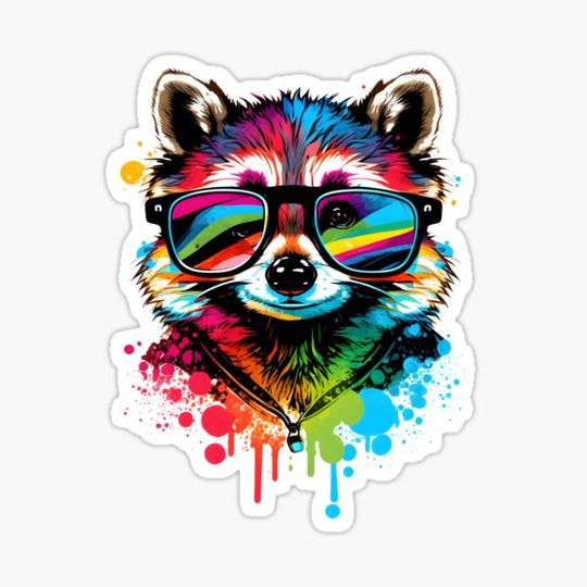 Discover Cute Raccoon Sunglasses - Raccoon Lover Design